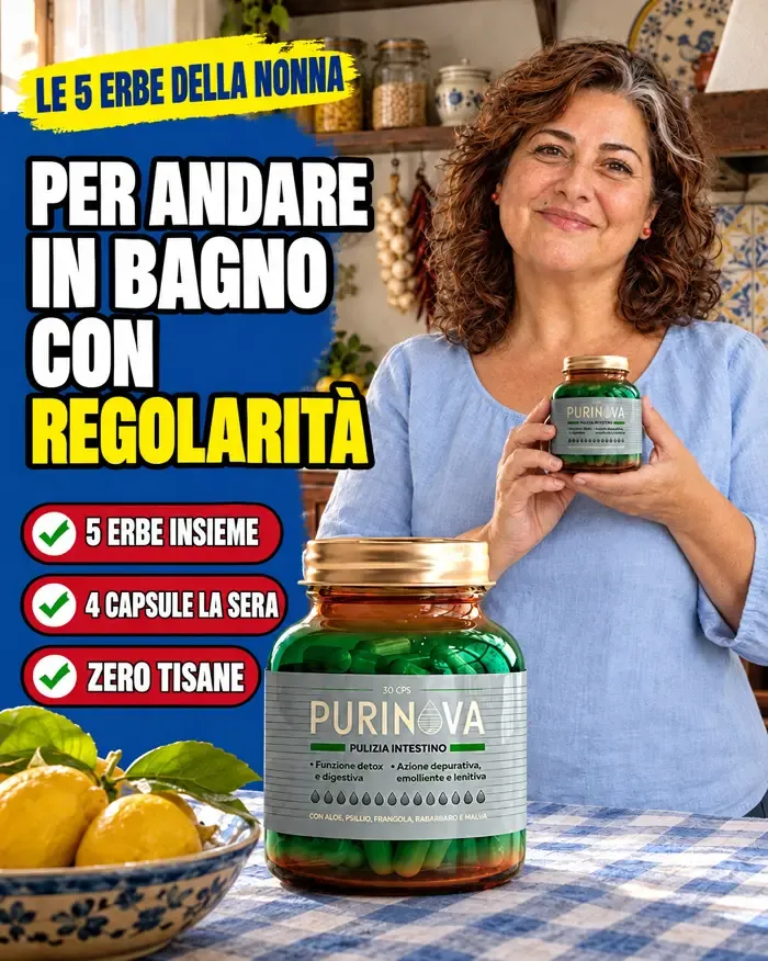 Zia Rossana con le 5 erbe per andare in bagno con regolarità