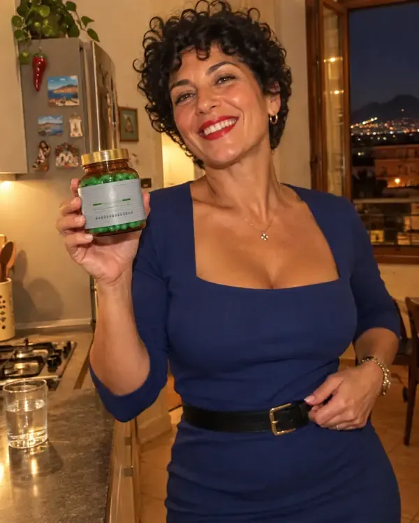 Lucia pronta per uscire a cena con Purinova